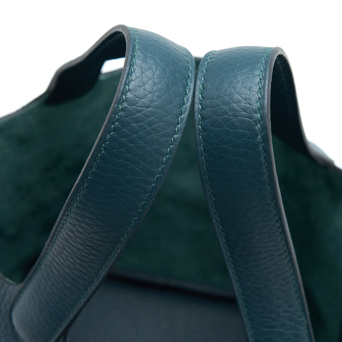 Hermes Picotin 18 Lock Bag Clemence 6O Vert Cypress GHW
