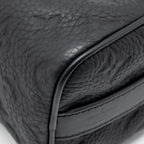 LOUIS VUITTON KEEPALL BANDOULIERE 25 MONOGRAM TAURILLON LEATHER BLACK WITH BLACK HARDWARE