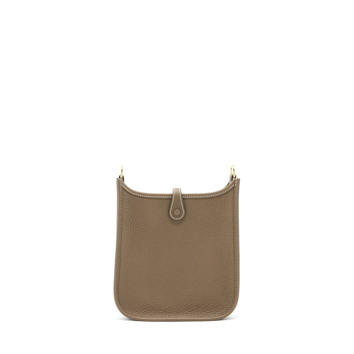 Hermes mini Evelyne Etoupe/ blue indigo GHW