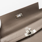 Hermes Kelly 25 Epsom Gris Etain SHW
