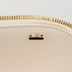 Chanel 22K Long Vanity with Coco Love Detailed Chain Lambskin White GHW（Microchip)