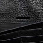 GUCCI GRAINED CALFSKIN GG LOGO WALLET ON CHAIN WITH GHW
