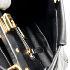 FENDI MINI PEEKABOO LAMBSKIN BLACK GHW