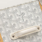 GOYARD STRUCTURE SAIGON PM BAG CANVAS / CALFSKIN WHITE SHW