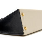 HERMES MINI KELLY SPECIAL ORDER EPSOM NATA/BLACK GHW