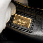 FENDI MINI PEEKABOO LAMBSKIN BLACK GHW