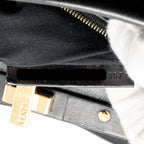 FENDI MINI PEEKABOO LAMBSKIN BLACK GHW