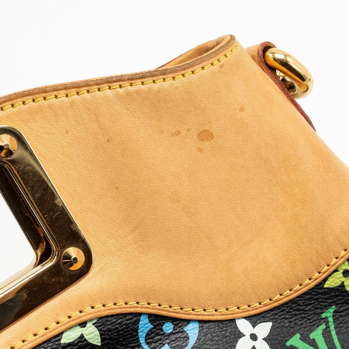 LOUIS VUITTON JUDY MM MONOGRAM CANVAS BLACK/MULTICOLOR GHW