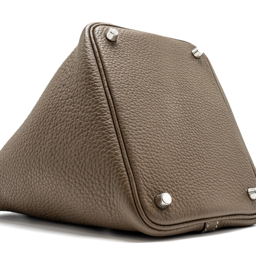 HERMES PICOTIN 18 CLEMENCE LOCK BAG ETOUPE SHW