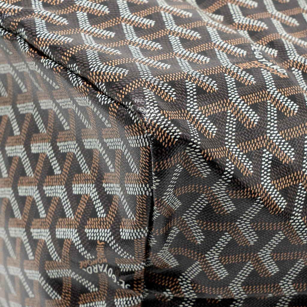 Goyard Saint Louis GM tote bag goyardline canvas / calfskin black
