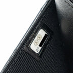 CHANEL CLASSIC WALLET ON CHAIN LAMBSKIN BLACK GHW