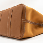 HERMES GARDEN PARTY 36 CANVAS/NEGONDA DUNE-MAGNOLIA/GOLD SHW