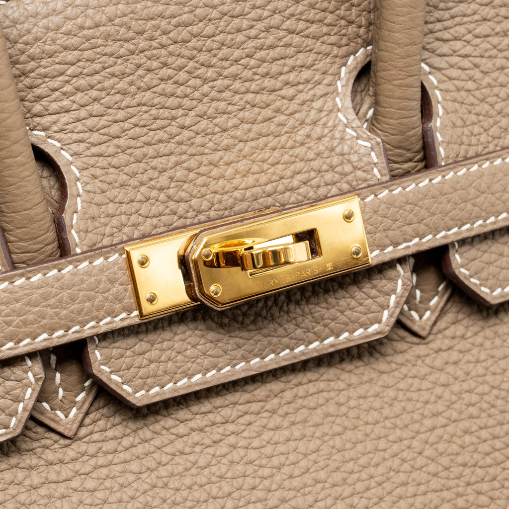 Hermes Birkin 25 togo etoupe GHW