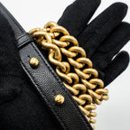 CHANEL SMALL BOY BAG CAVIAR BLACK GHW