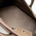 Hermes Birkin 25 togo etoupe GHW