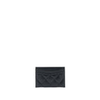 CHANEL CLASS QUILTED CARD HOLDER CAVIAR BLACK GHW