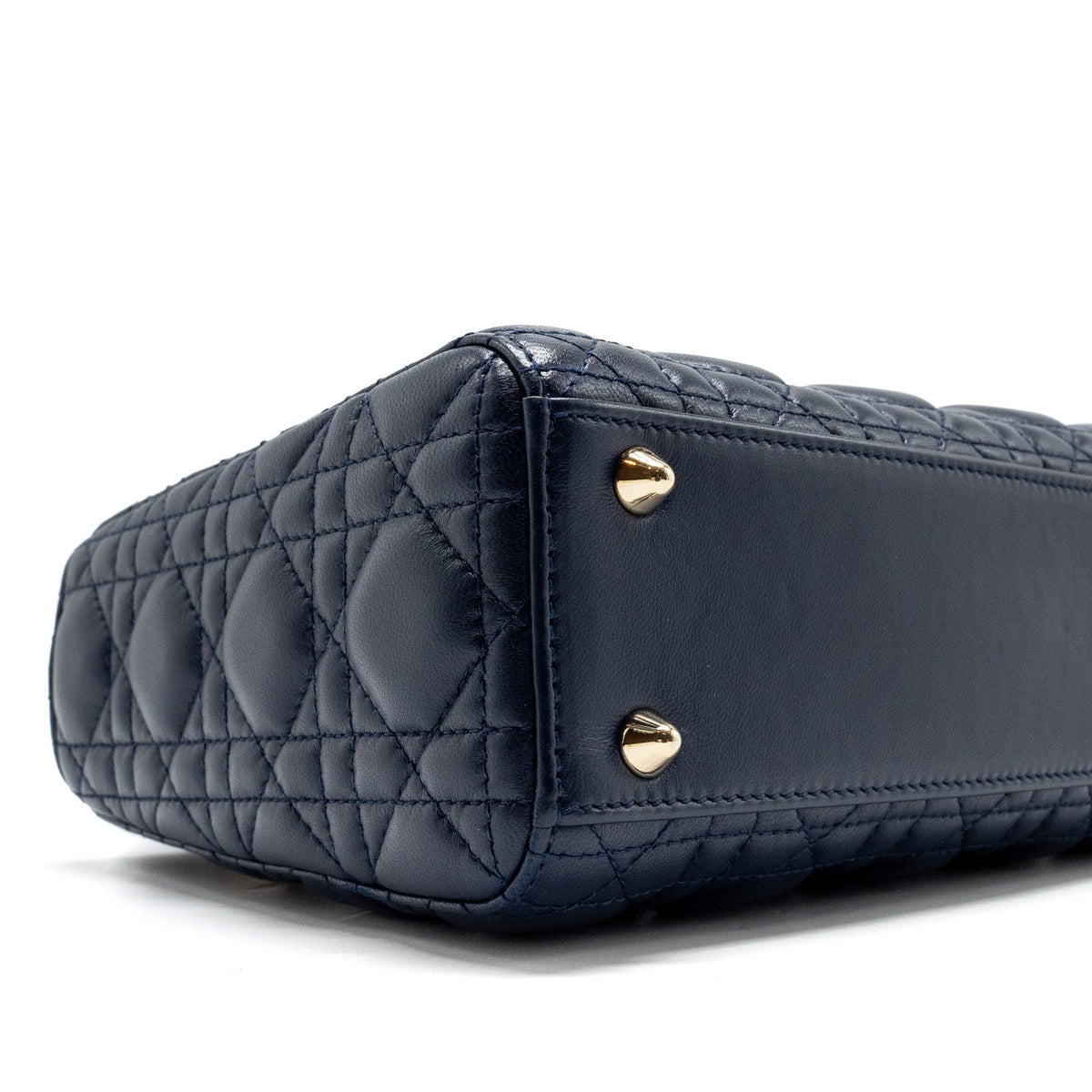 DIOR SMALL MY ABC LADY DIOR LAMBSKIN NAVY LGHW