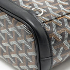 Goyard Mini Alpin backpack goyardline canvas / calfskin black SHW