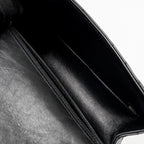 CHANEL MINI 2.55 REISSUE FLAP BAG CHEVRON AGED CALFSKIN SO BLACK