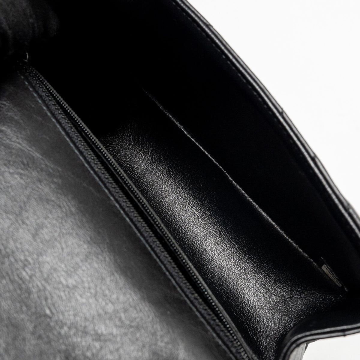CHANEL MINI 2.55 REISSUE FLAP BAG CHEVRON AGED CALFSKIN SO BLACK