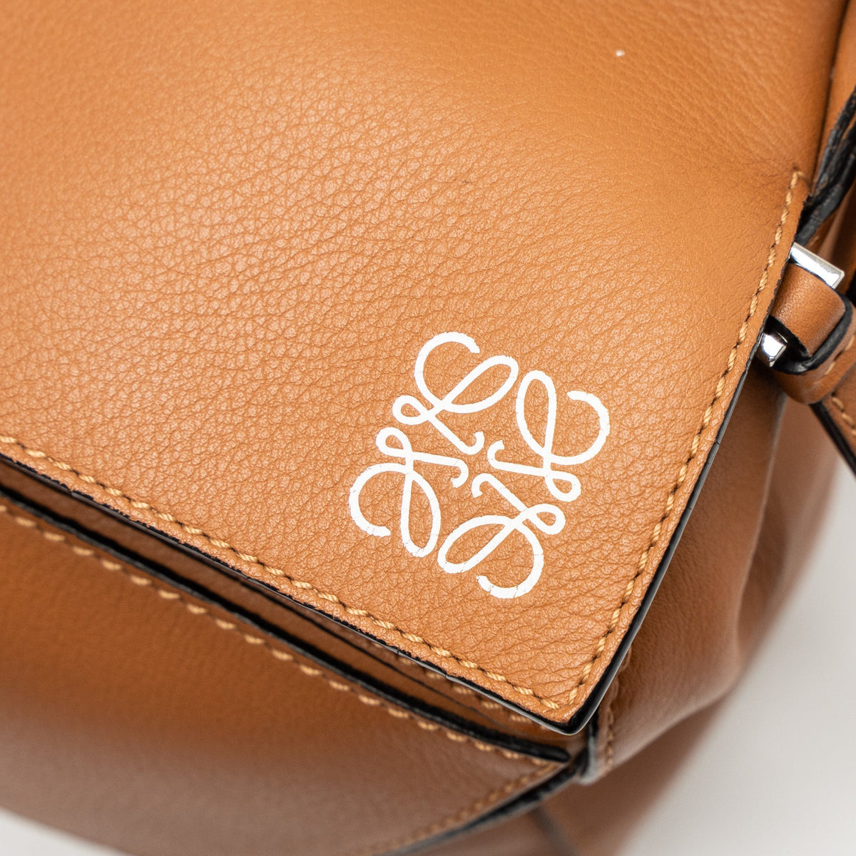 LOEWE MEDIUM PUZZLE BAG CALFSKIN TAN SHW