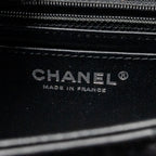CHANEL MINI 2.55 REISSUE FLAP BAG CHEVRON AGED CALFSKIN SO BLACK