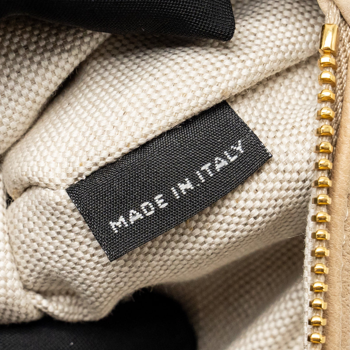 Miu Miu Clutch Bag Nappa Leather Beige GHW