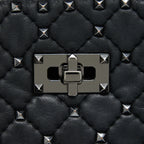 VALENTINO GARAVANI ROCKSTUD TOTE/SHOULDER BAG BLACK SHW