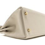 Hermes Kelly 28 togo craie GHW