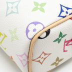 LOUIS VUITTON X TAKASHI MURAKAMI NANO SPEEDY MULTICOLOURED MONOGRAM CANVAS WHITE GHW
