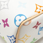 LOUIS VUITTON X TAKASHI MURAKAMI NANO SPEEDY MULTICOLOURED MONOGRAM CANVAS WHITE GHW