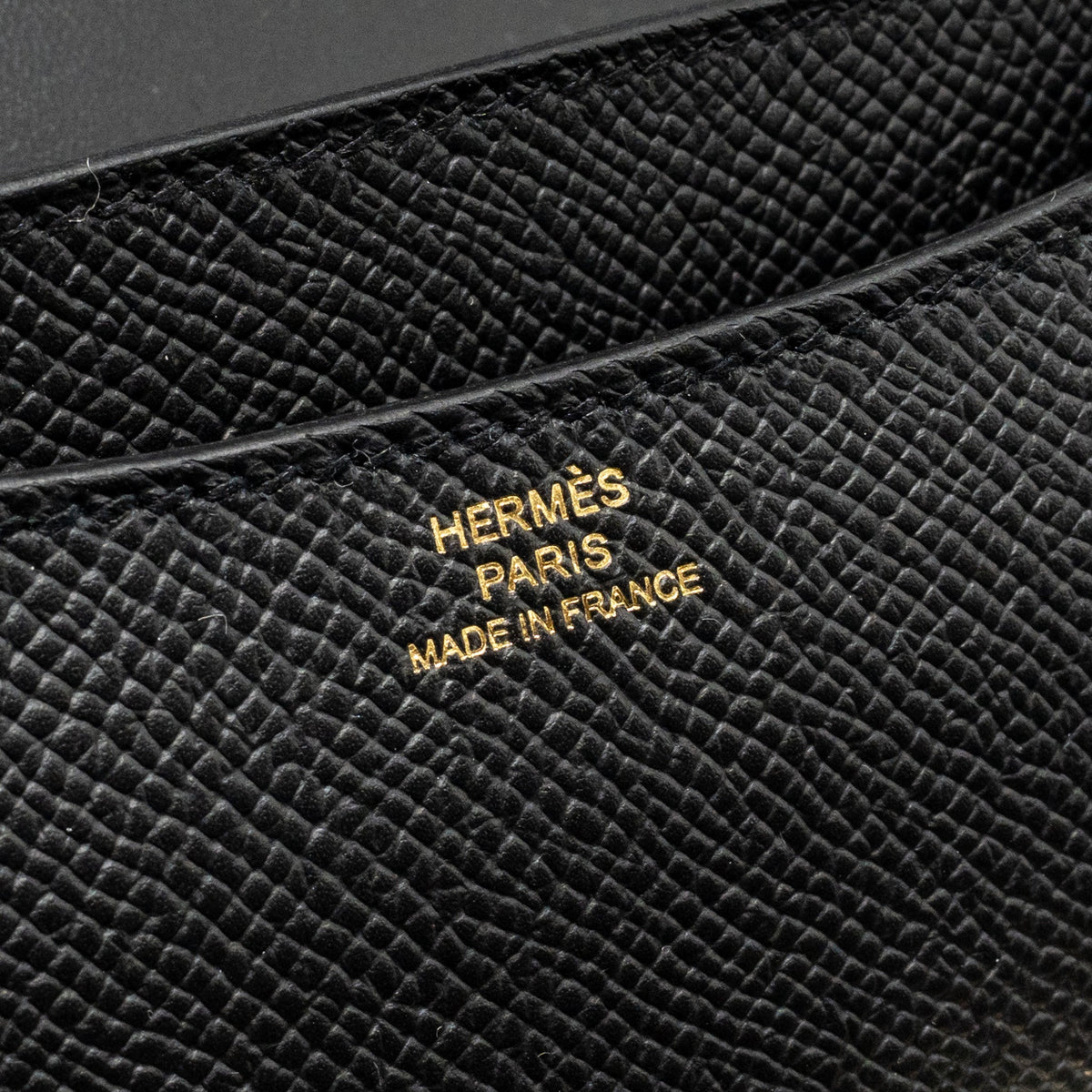 Hermes Mini Constance Epsom Black Brushed GHW