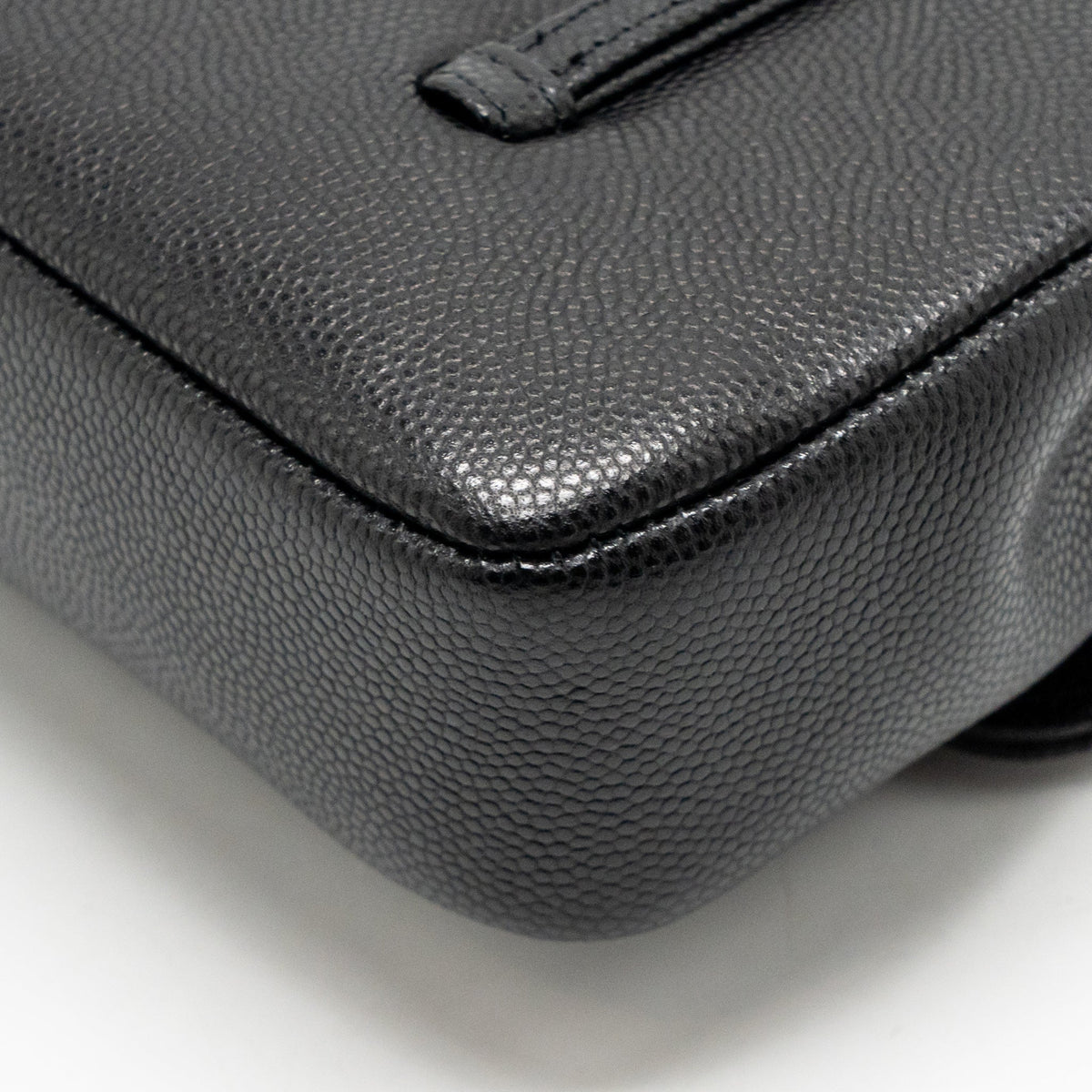 Chanel Preppy Coco Clutch with Leather Strap Grained Shiny Calfskin Black GHW (Microchip)