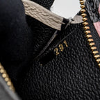 LOUIS VUITTON WILD AT HEART TOILETRY POCHETTE CANVAS BLACK / WHITE/ PINK GHW