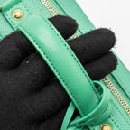 CHANEL MEDIUM FILIGREE VANITY CASE CAVIAR GREEN GHW