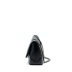CHANEL 2.55 227 REISSUE CALFSKIN BLACK RUTHENIUM HARDWARE