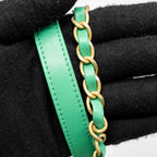 CHANEL MEDIUM FILIGREE VANITY CASE CAVIAR GREEN GHW