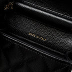 CHANEL VERTICAL PHONE POUCH CAVIAR BLACK LGHW
