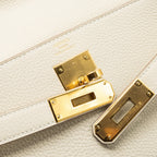 Hermes Kelly 28 togo craie GHW