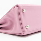 Hermes Kelly 25 Swift x9 Mauve Sylvestre SHW