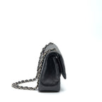 CHANEL JUMBO CLASSIC DOUBLE FLAP LAMBSKIN BLACK SHW