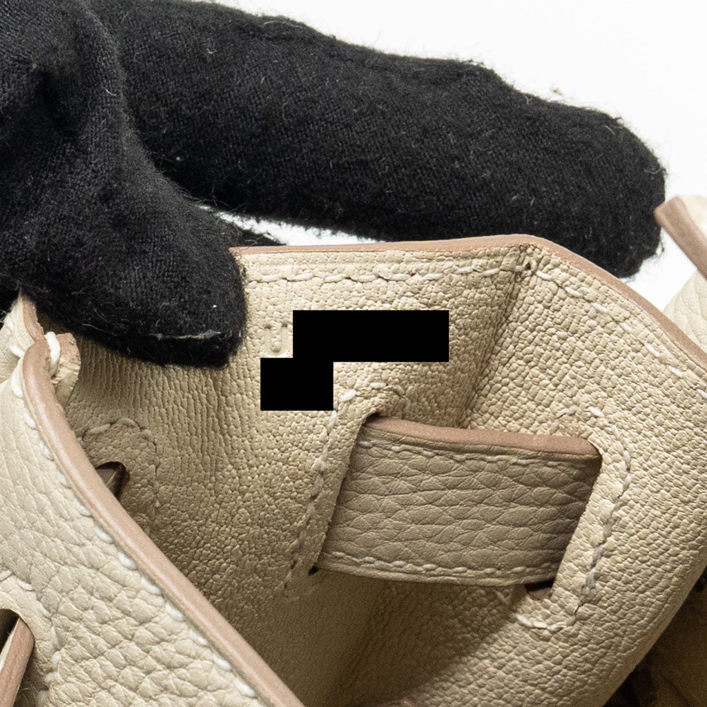 Hermes Kelly 28 togo craie GHW