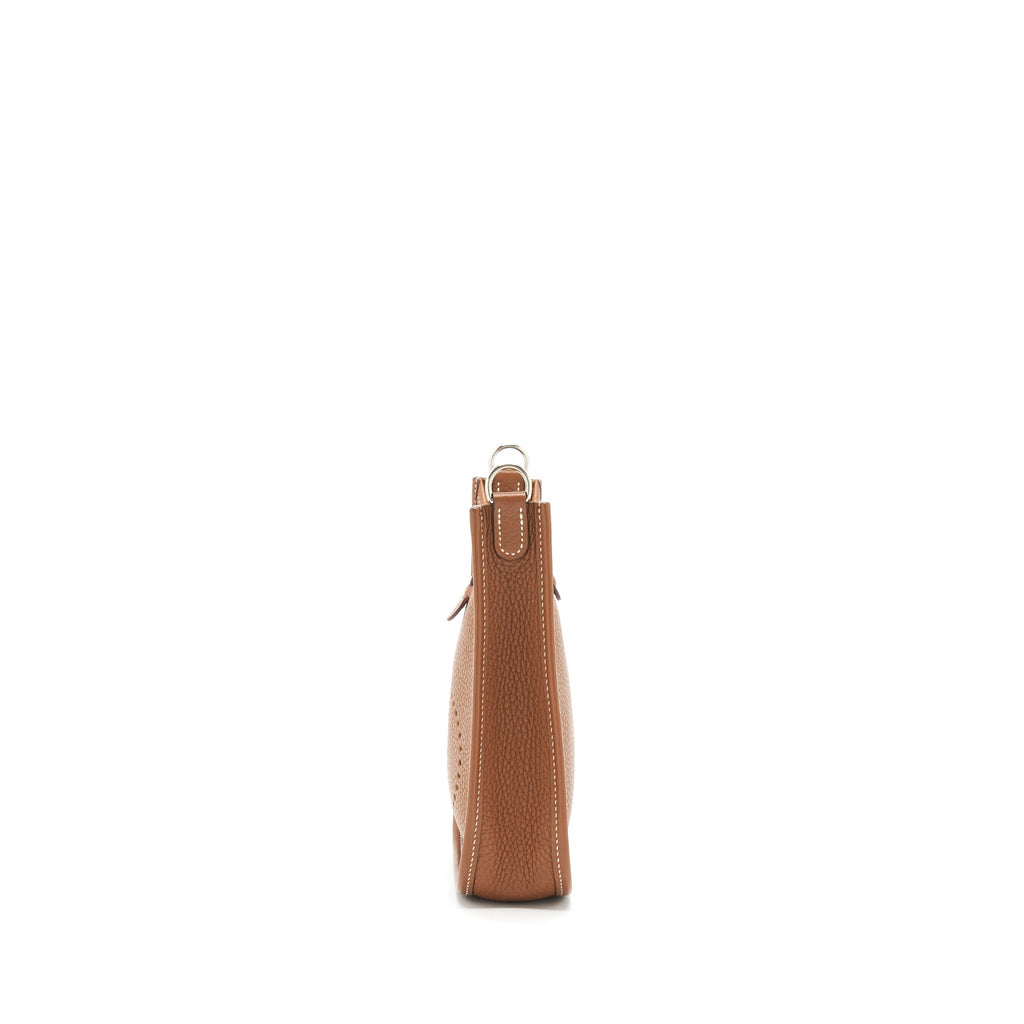 Hermes Mini Evelyne Clemence Gold/ Amore-Brique SHW