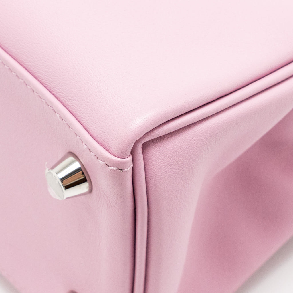 Hermes Kelly 25 Swift x9 Mauve Sylvestre SHW