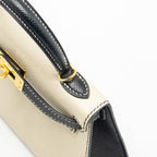 HERMES MINI KELLY SPECIAL ORDER EPSOM NATA/BLACK GHW