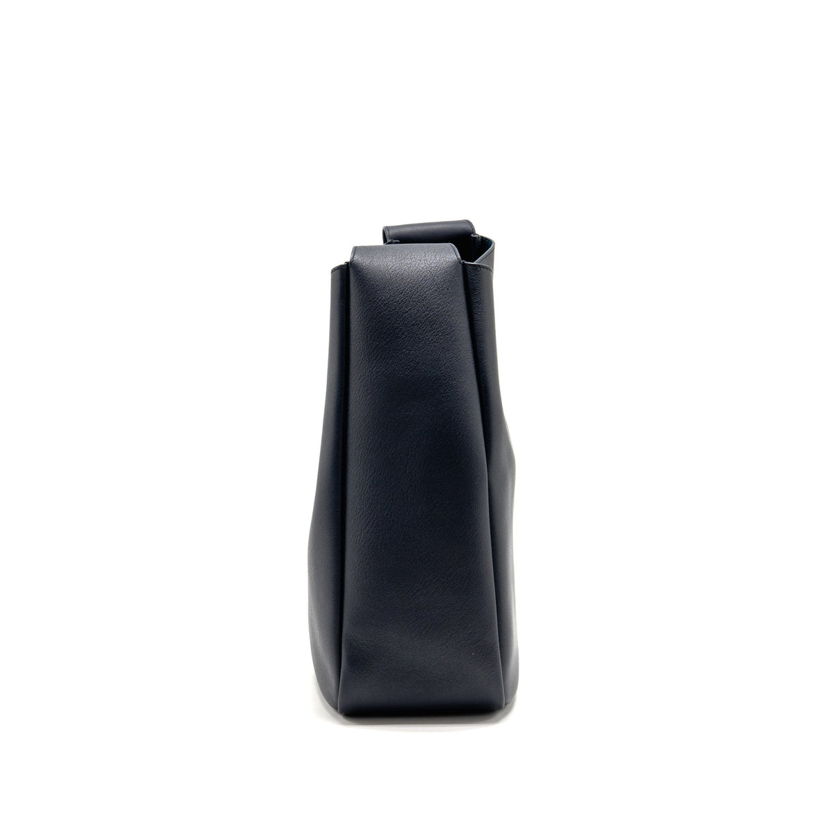 Saint Laurent/YSL Le 5 A 7 Supple Large Bag Grained Calfskin Bleu Abysse GHW