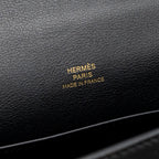 HERMES KELLY POCHETTE SWIFT BLACK RGHW
