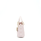 DIOR MINI LADY DIOR LAMBSKIN PINK GHW