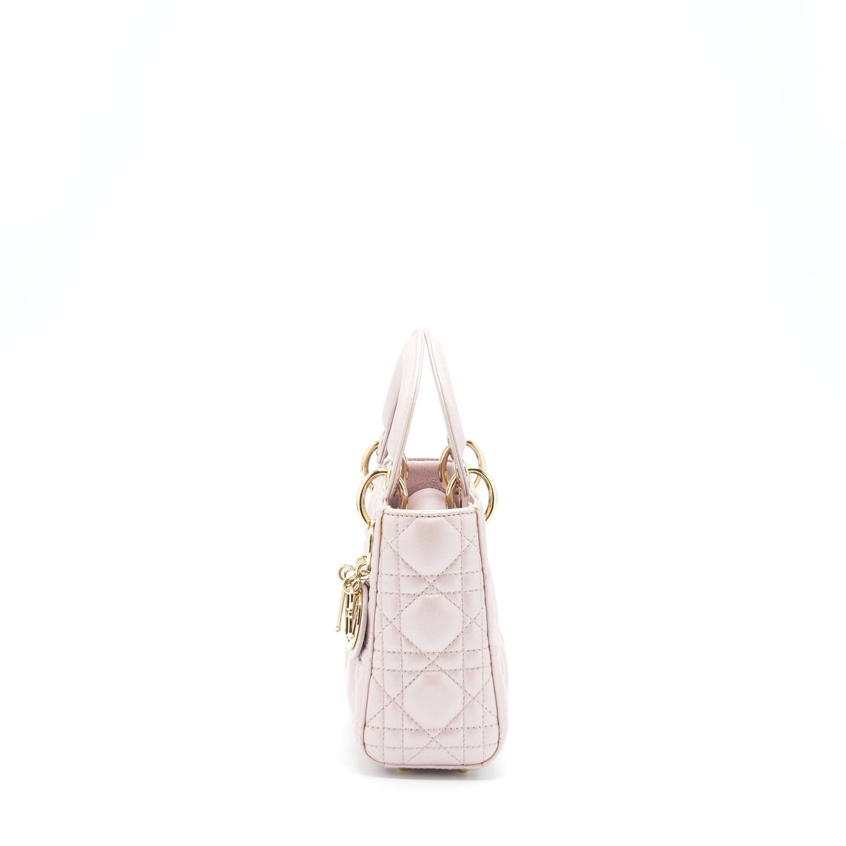 DIOR MINI LADY DIOR LAMBSKIN PINK GHW