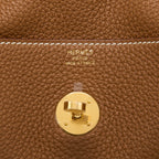 Hermes Lindy 30 Clemence Gold GHW